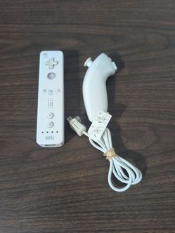 Nintendo Wii Remote and Numchuck