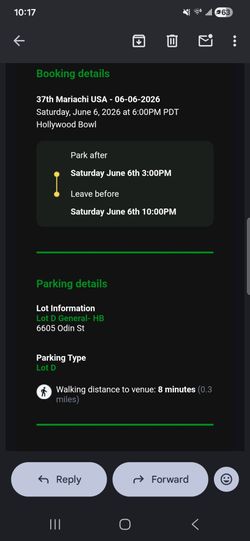 Mariachi USA 2026  Lot D Parking