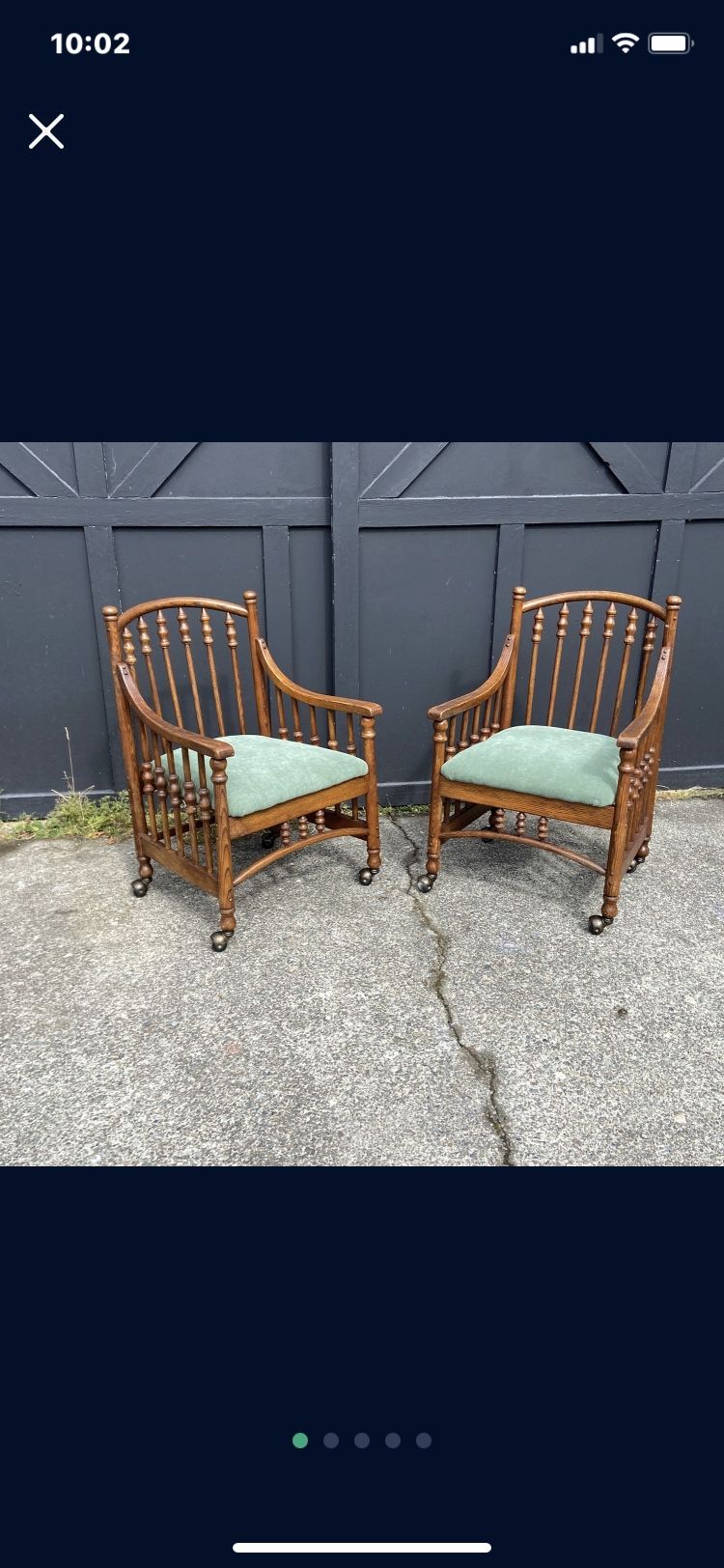 Antique Spindle Chairs
