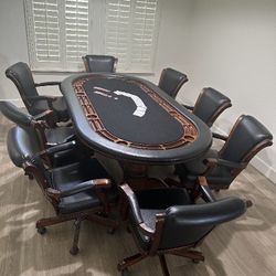 TEXAS HOLD'EM POKER TABLE