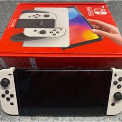 Nintendo OLED Switch White Excellent Condition