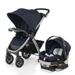 Chico 3 In 1 Stroller 