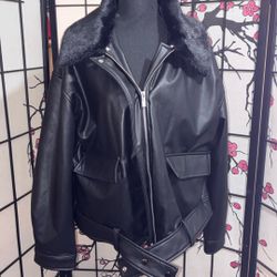 A New Day Faux Leather Coat 