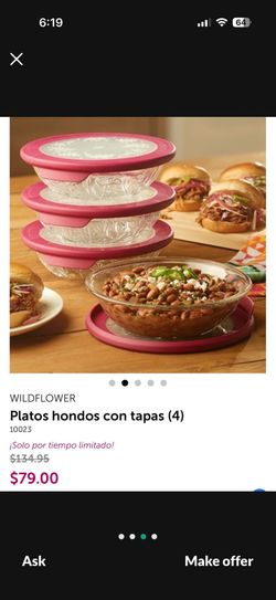 Platos Con Tapadera