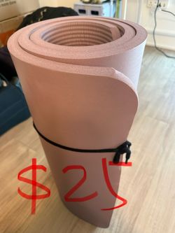 Pink Foam Exercise Yoga Mat