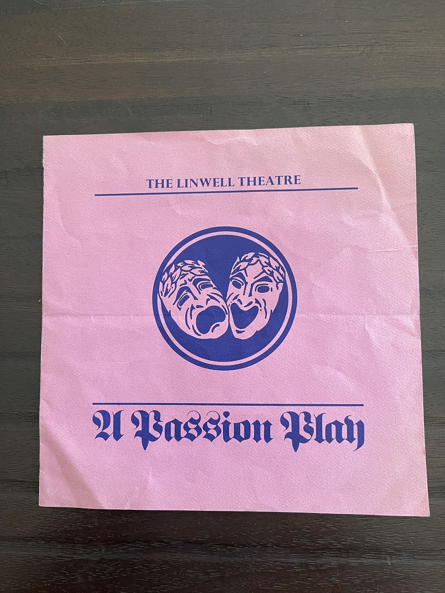 Jethro Tull Booklet From The Concert “A Passion Play” Released In 1973. Rare Insert That Opens Up. Must Have For Tull Fans! Some Light Wrinkles.
