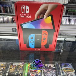 Nintendo Switch Oled New Sealed $350 Gamehogs 11am-7pm