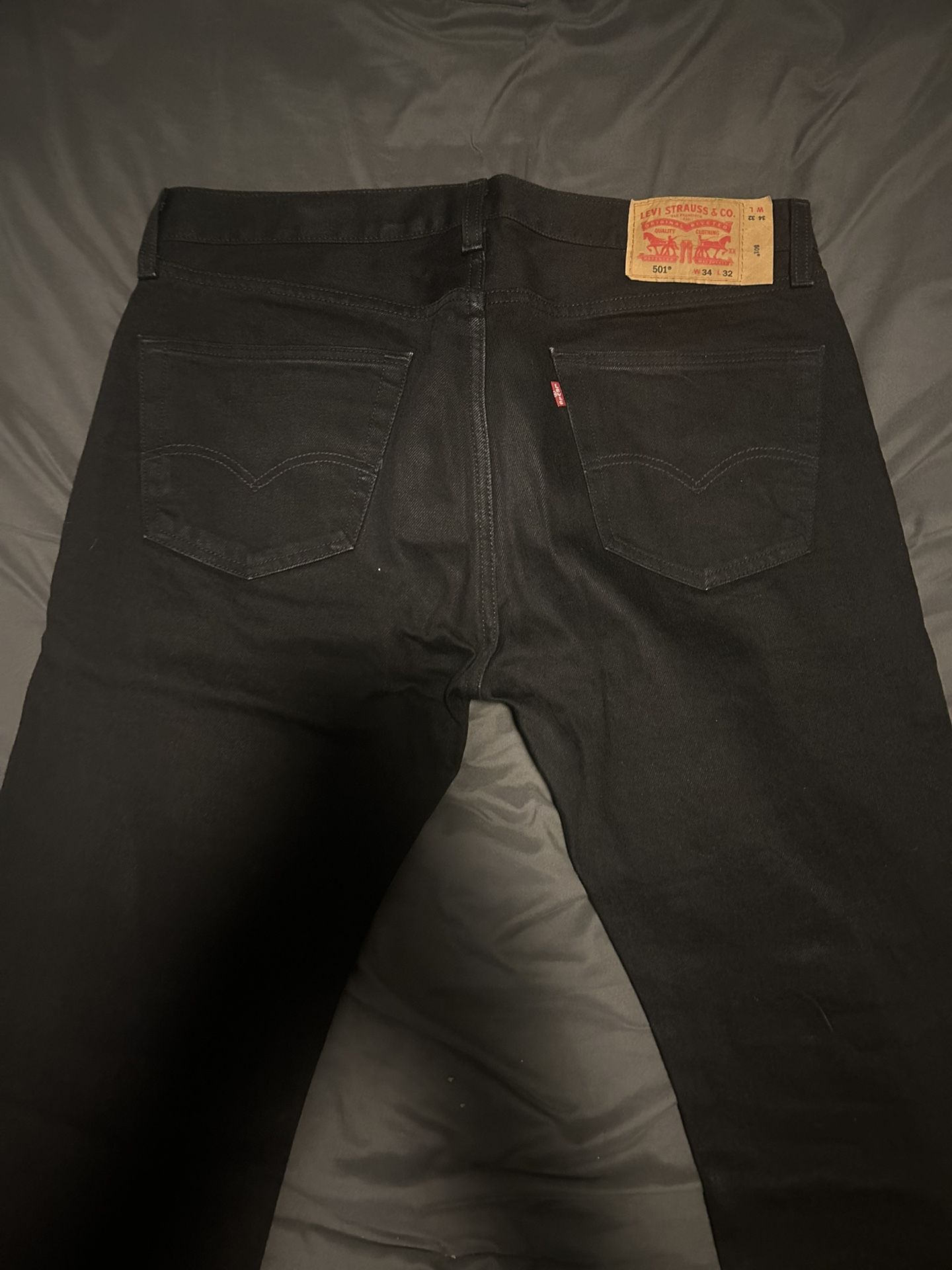 Levi 505 Jeans Black