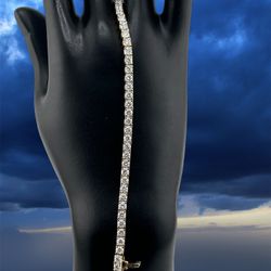 Tennis Bracelet In 14k Yellow Gold 
