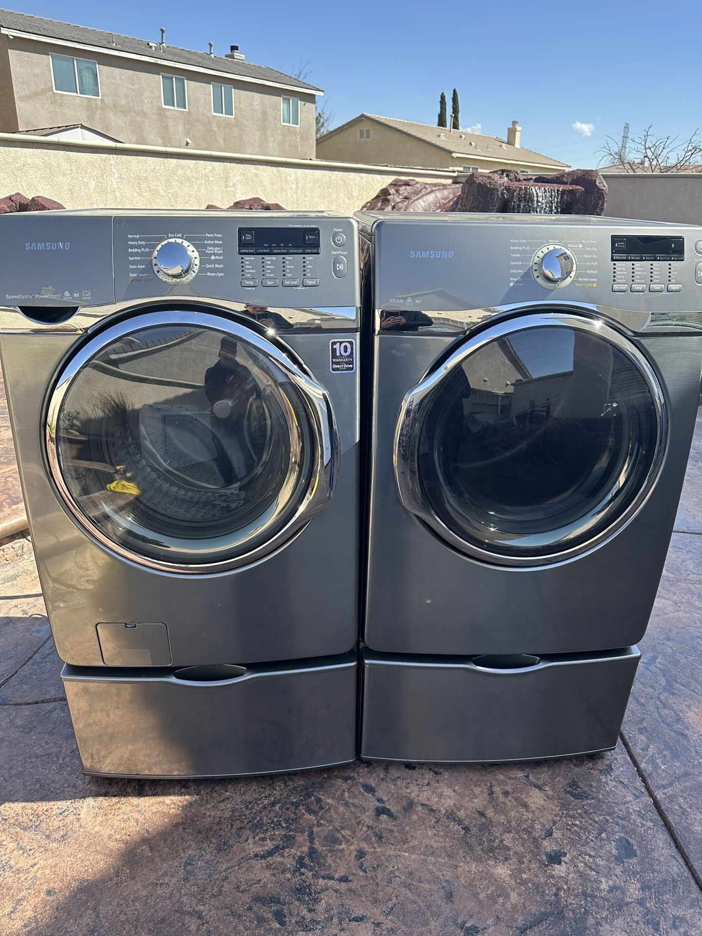 Samsung Washer And Dryer Stainless Steel
