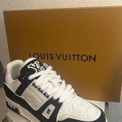 Louis Vuitton Black and White Sneakers