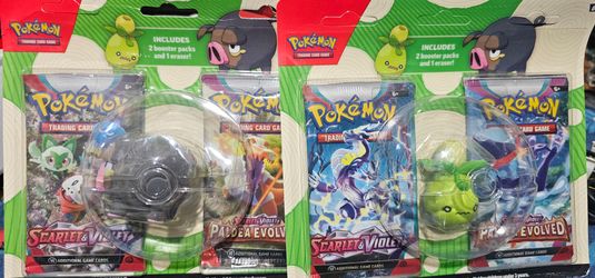Pokemon Cards 2 Booster Pack & Eraser