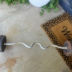 Ez Curl Bar With Weights