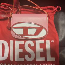 Diesel 1DR Shoulder Bag 'Pink/Red/White'