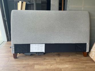 King upholstered headboard and Bedframe