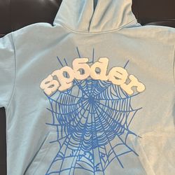 Sky Blue Sp5der Hoodie