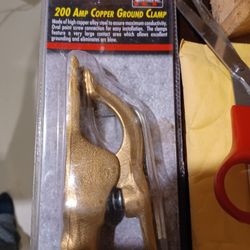 200 Amp Copper Ground Clamp