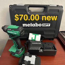 Metabo impact drill $70.00 new brushless