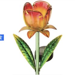 Solar Tulip Garden Stake