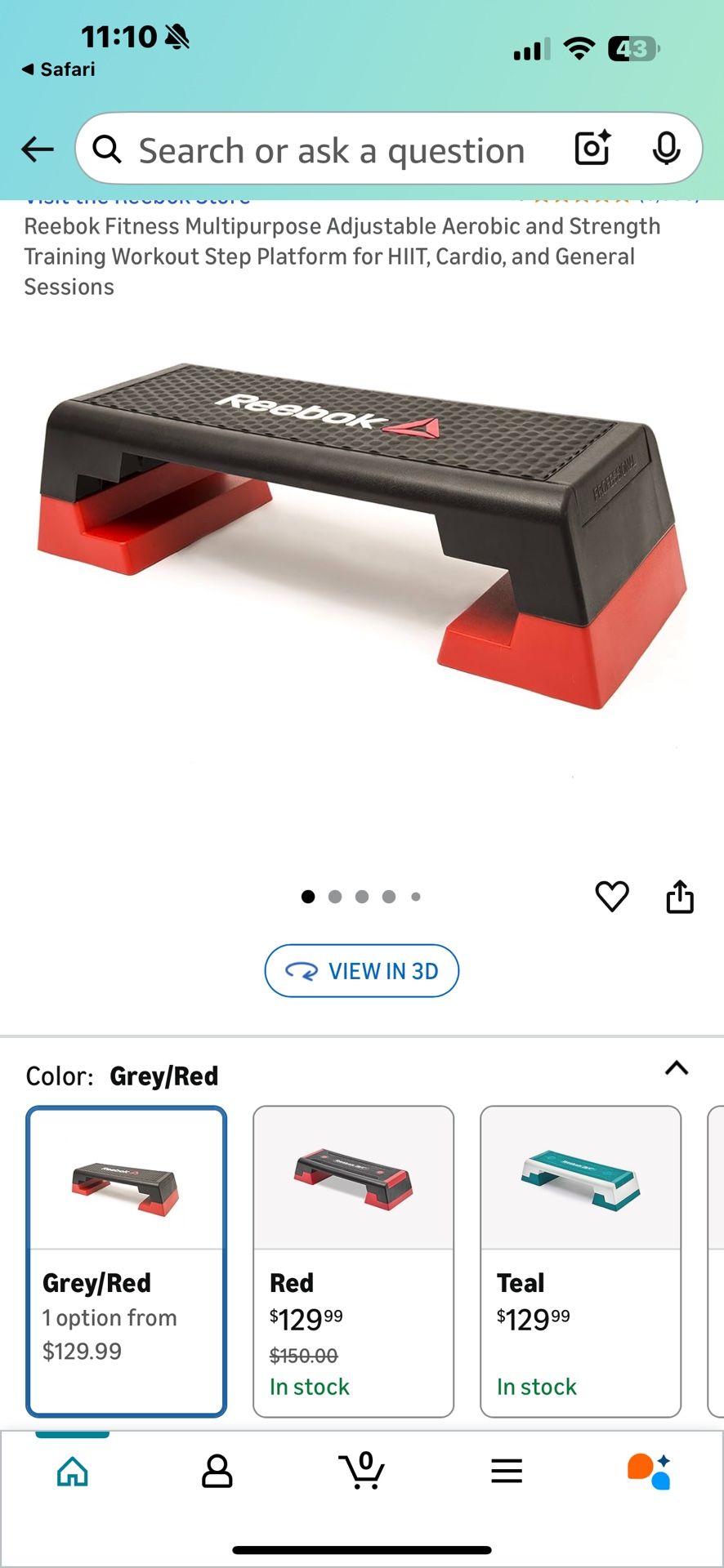 Reebok Multi-Level Workout Step