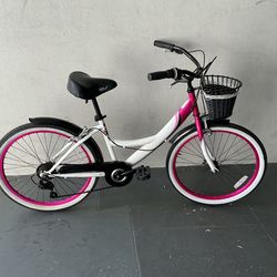 BICYCLE BEACH CRUISE 7 SPEED SIZE 24 BRAND NEW