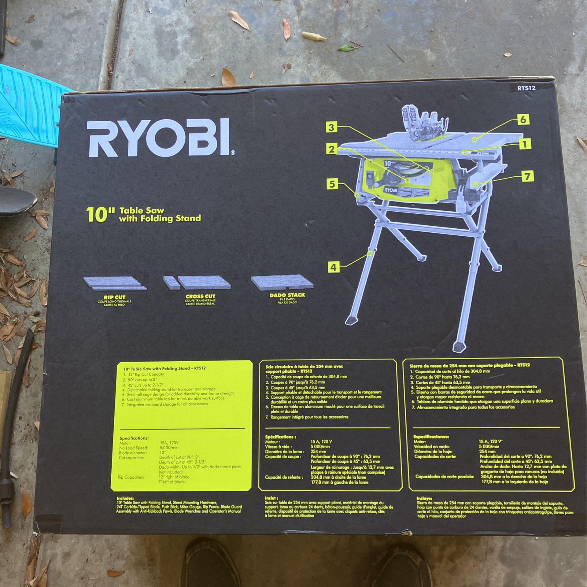 Ryobi Table Saw RTS12