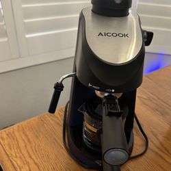 $25….  EUC, only used a few times.  Aicook Steam Espresso Coffee Maker.  Please pickup in the area of 36th Ave and Pinnacle peak within 24hours of tak