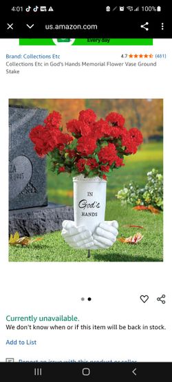 New Cementary Vase With Spike 