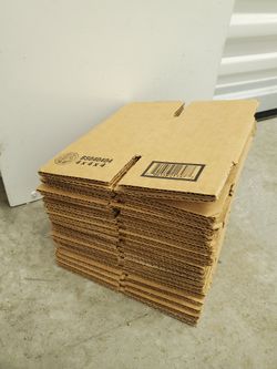 NEW SET of 4"x4"x4" Corrugated Cardboard Shipping Boxes
