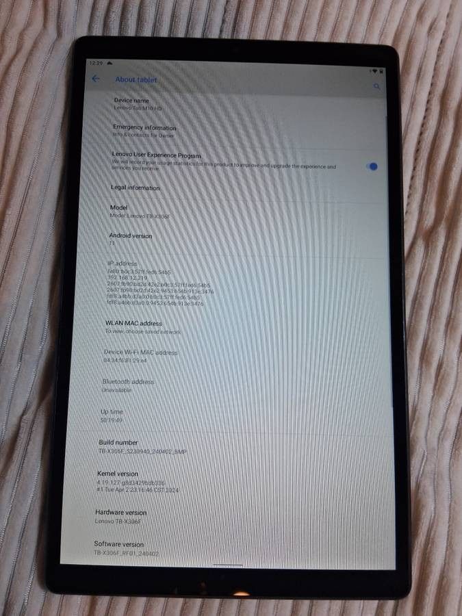 Lenovo Tab M10 HD 10.1 Inch Android Tablet, 64 GB, Wifi - $85