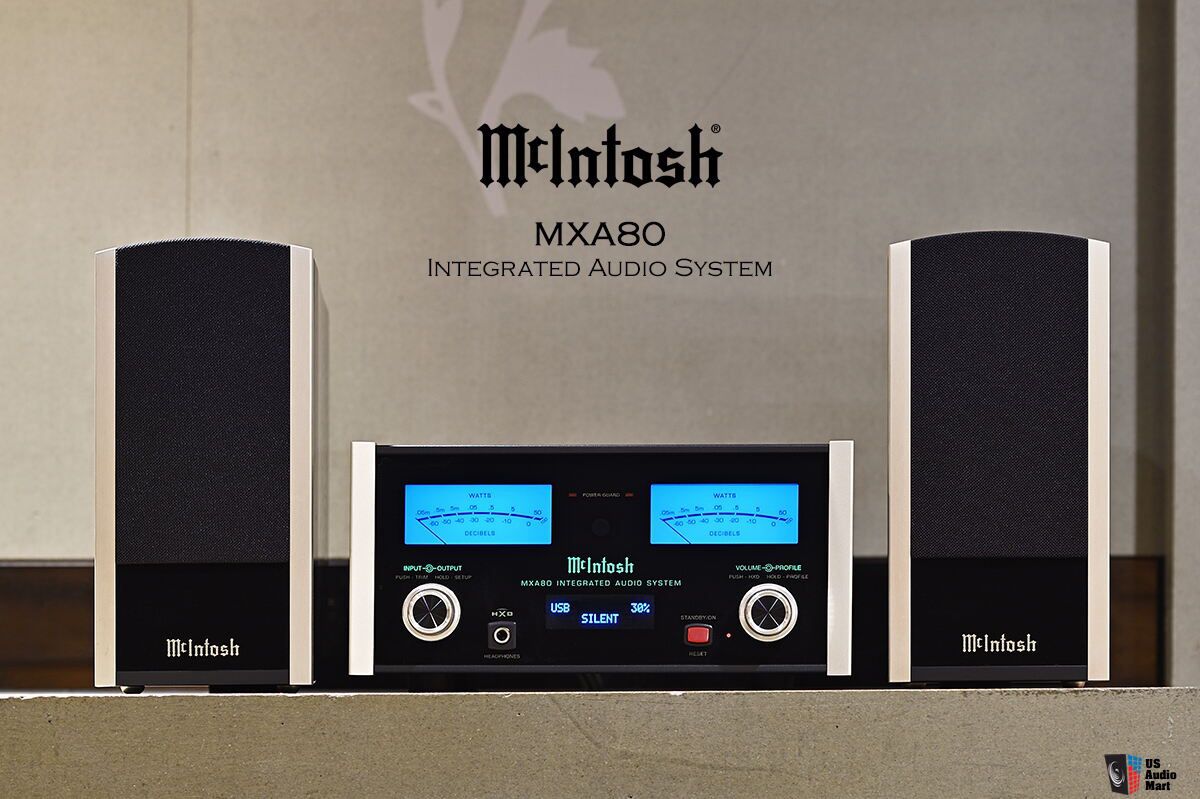 McIntosh MXA80 Integrated Audio System - DAC, Headphone and Speaker Amp