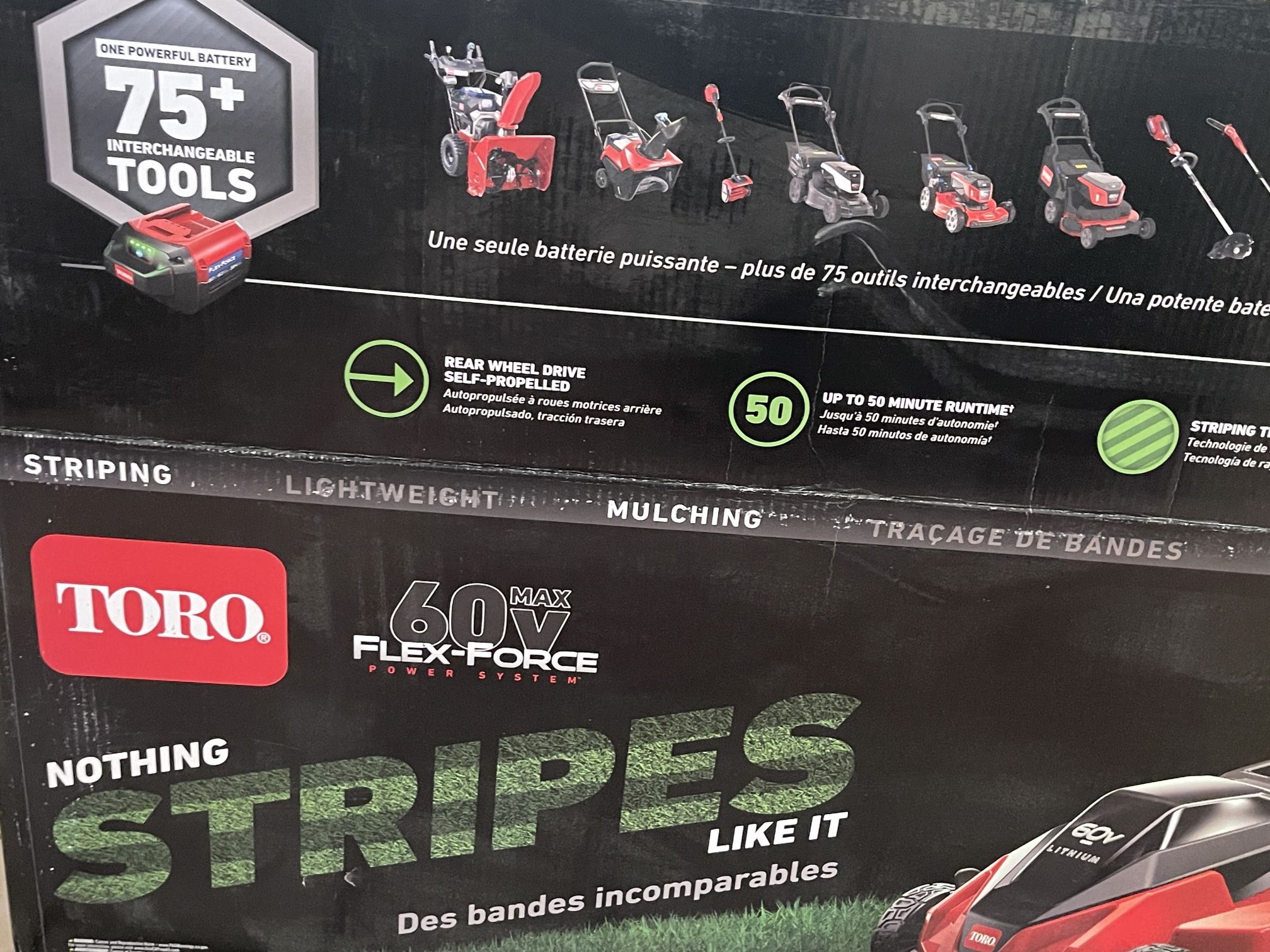 Toro 21 in. 60 V Battery Self-Propelled Lawn Mower Kit (Battery & Charger) BRAND NEW!