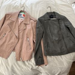 Pink And Gray Jackets - 2 X 1