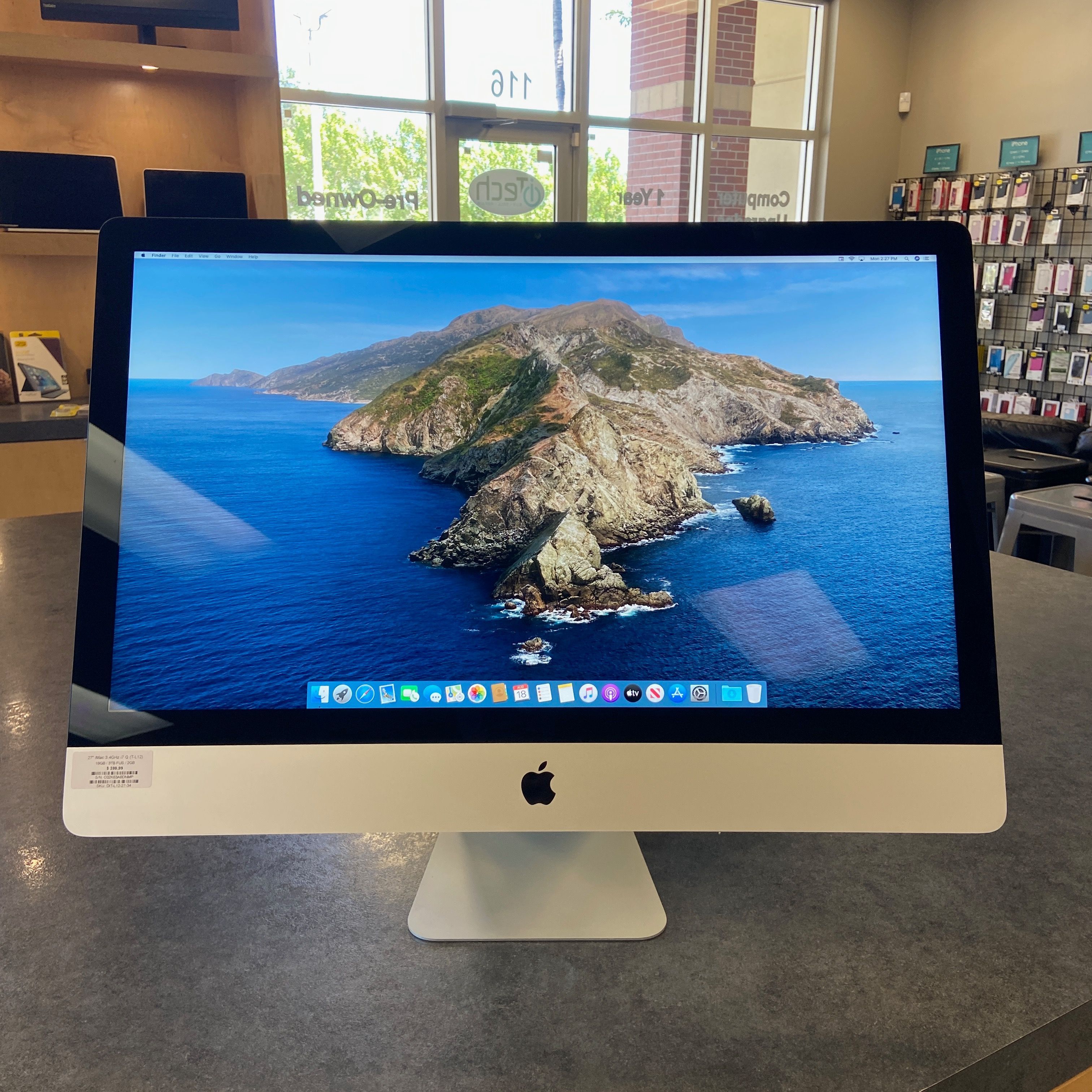 Apple iMac 27” – 3.4GHz Intel Core i7 – 16GB RAM / 3TB Fusion Drive / 2GB GPU 🖥️✨