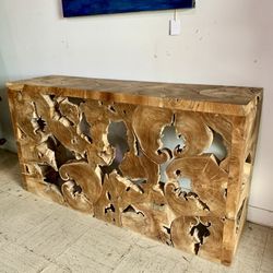 Teakroot Console Table