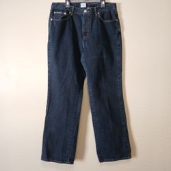 Calvin Klein straight leg jeans women's size 12 black 