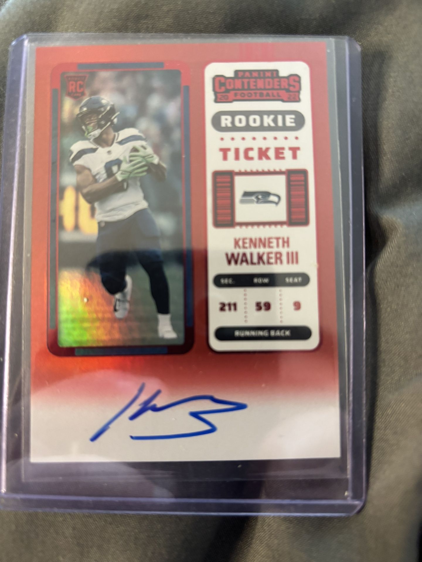 2022 Contenders Optic Kenneth Walker III Auto