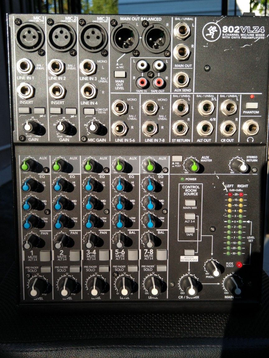 Mackie 802VLZ4 8 Channel Mixer