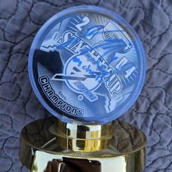 Signed Vinny Vincent Lecavalier Hockey Puck Tampa Bay Lightning Auto NHL Autograph