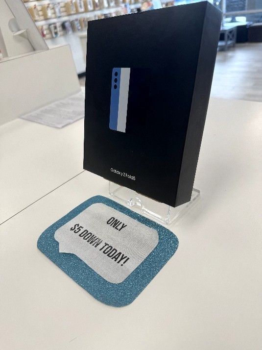 Samsung Galaxy Z Fold 5G Pay $1 DOWN AVAILABLE NO CREDIT NEEDED