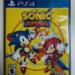 Sonic Mania Sony PlayStation 4 PS4, 2017 SEGA Tested/Works Fast Shipping F289