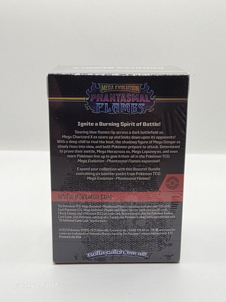 Phantasmal Flames Booster Bundle Pokemon TCG Sealed Box Phantasmal Flames Booster Bundle Pokemon TCG Sealed Box