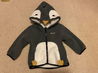 Halloween Custome Penguin Zipped Hoodie