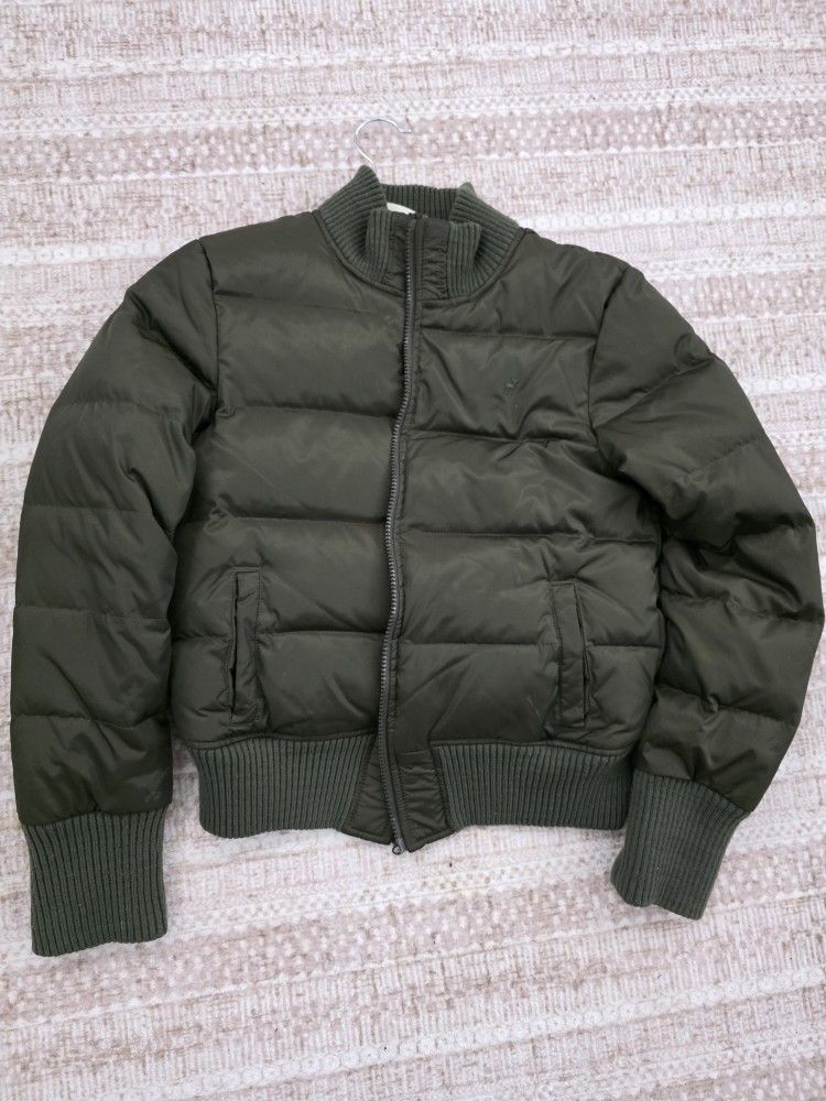 Green Puffy Winter Jacket