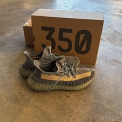 Yeezy Ash Blue with Reflective Laces