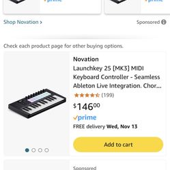BRAND NEW MIDI KEYBOARD