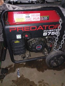 Predator Inverter 8750 Gas Generator