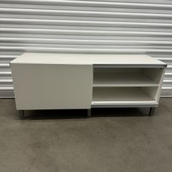 IKEA Entertainment Center With Sliding Door