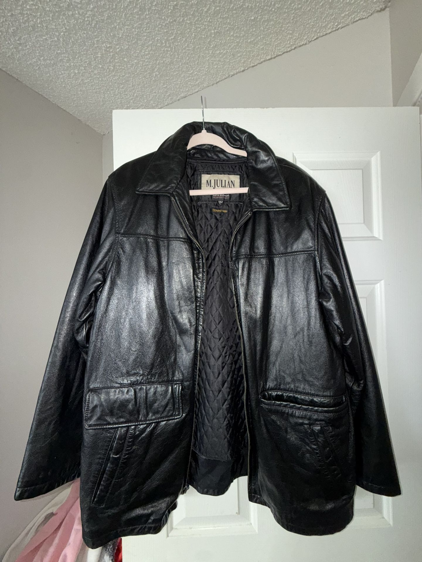 Men’s L Leather Jacket By M Julian