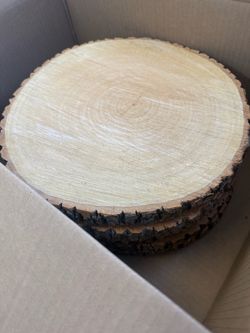 Rustic Wedding  wood slices (Center pieces) Around 12-13 inches wide